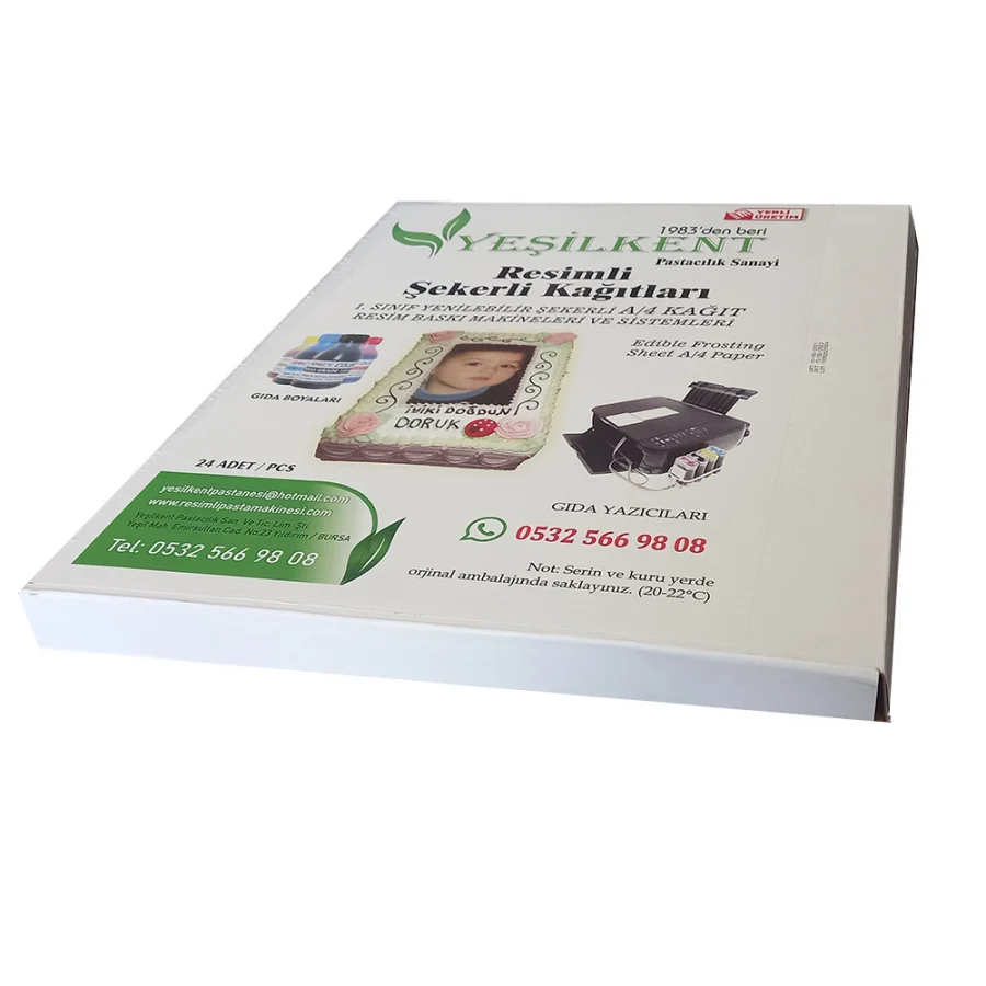 TAM TAKIM | Wi-Fi + Tarayıcı + Fotokopi Renkli Resimli Pasta Makinesi - Görsel 11